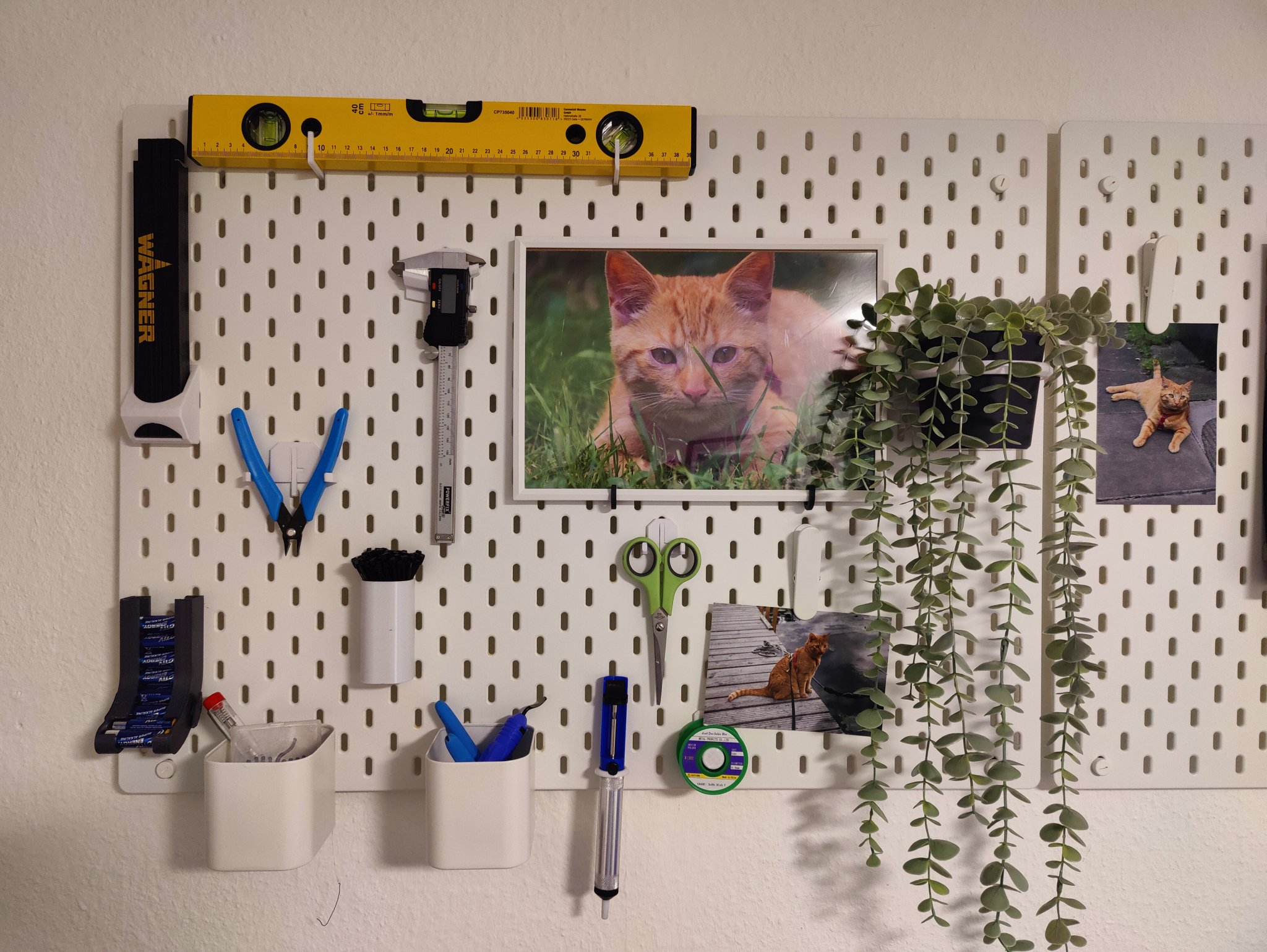 IKEA SKÅDIS/SKADIS folding rule holder