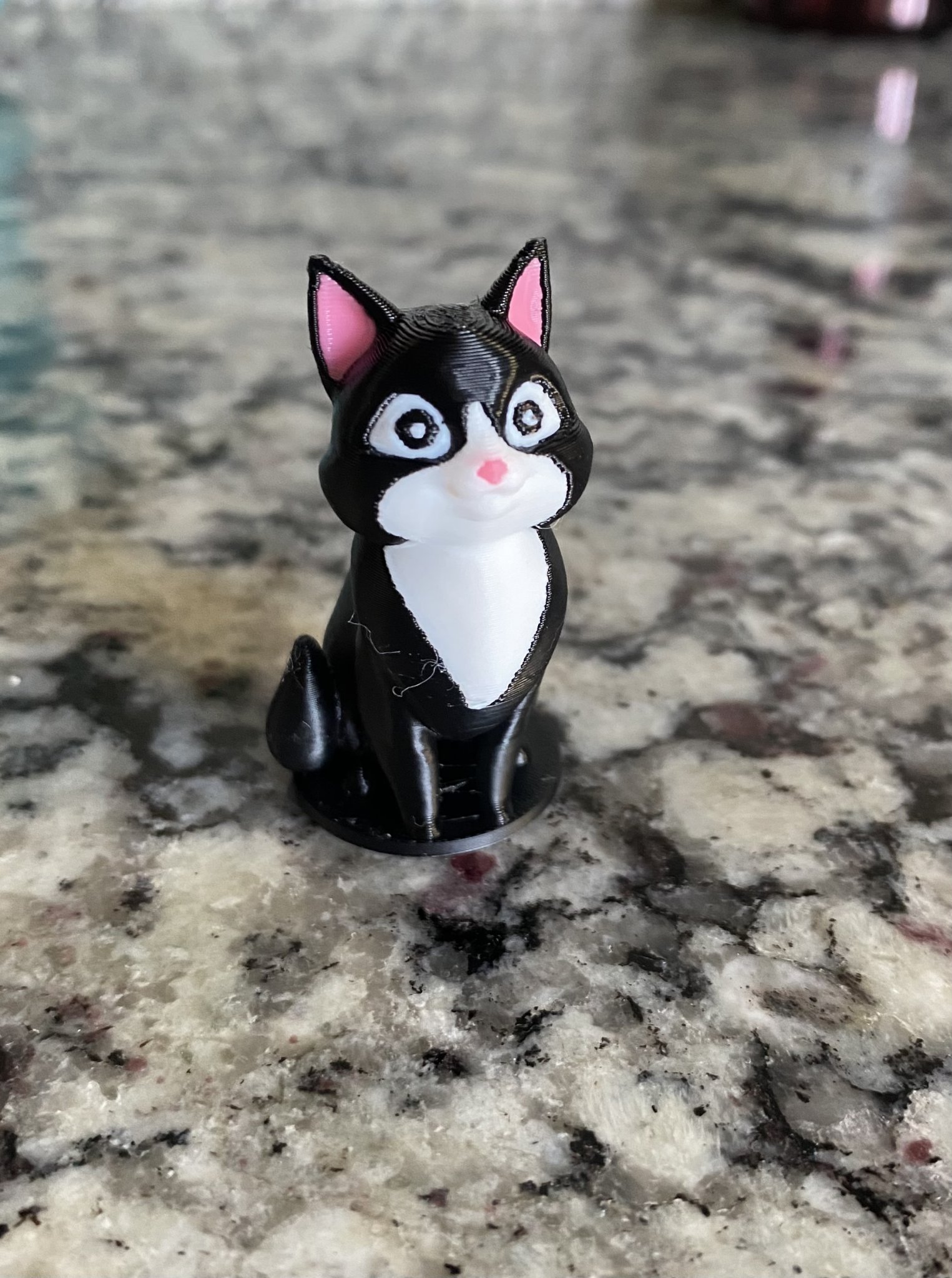 Tiêu đề Tượng mèo có chân đế Bambu Multicolor Tóm tắt Đã