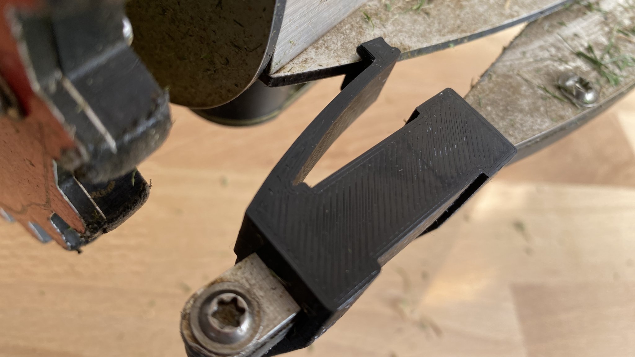 Ardumower robotic lawnmower additional bumper spring