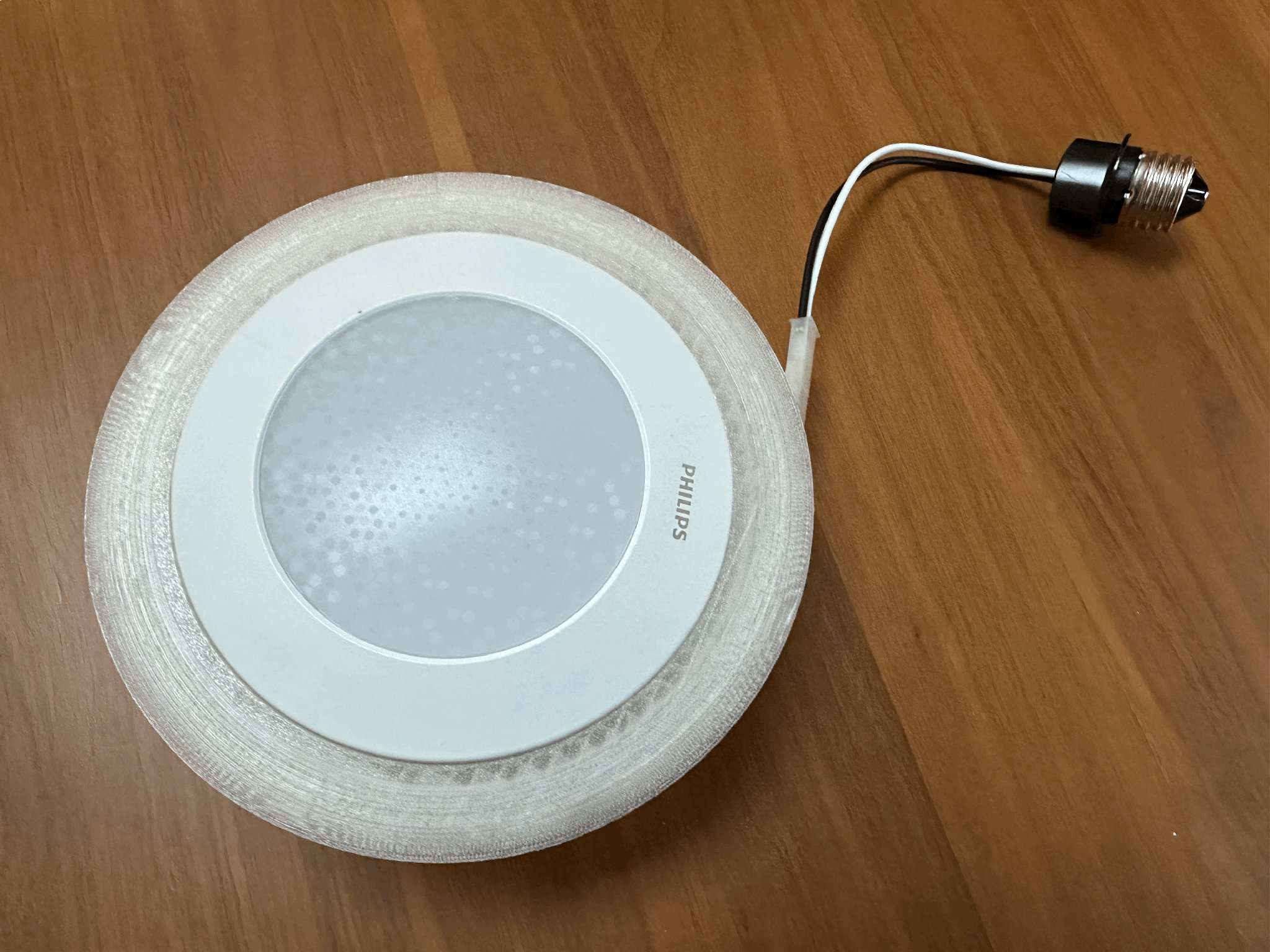 Bộ chuyển đổi đèn âm trần 4" cho hộp đèn trần 6" (Philips Hue Phoenix)