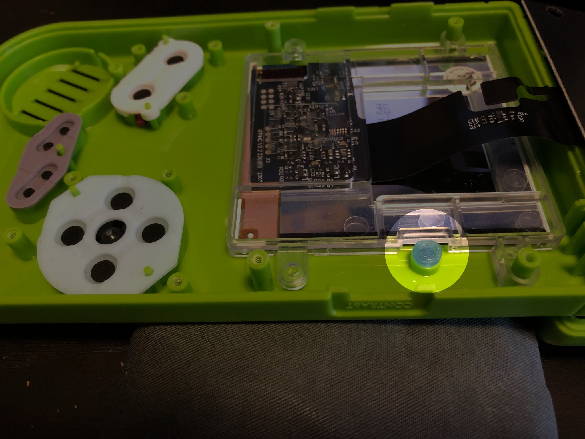 Tiêu đề Gameboy DMG - IPS shell - LED Diffuser Tóm tắt Bản sao của