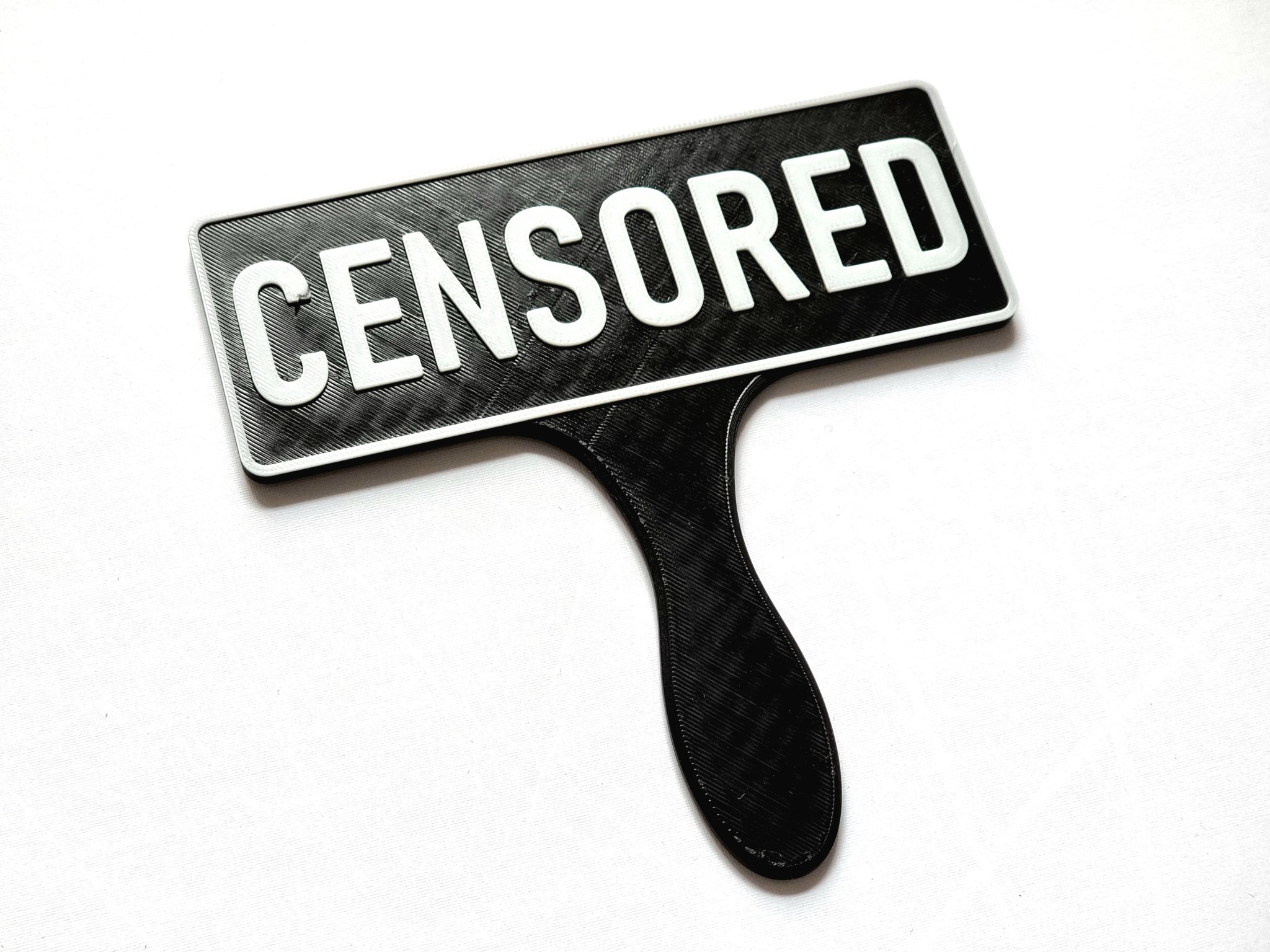 Tiêu đề Photo Booth Props - Censored Tóm tắt Đạo cụbảng hiệu
