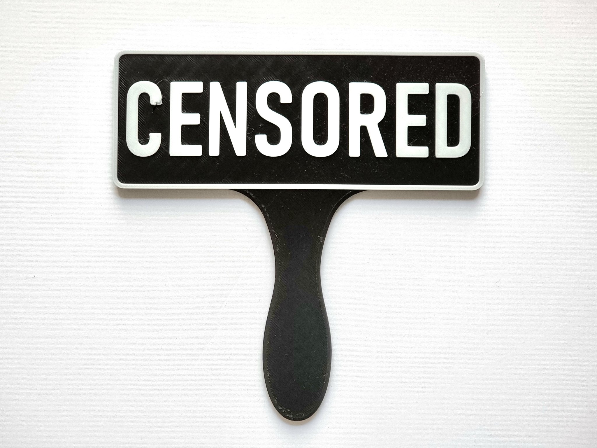 Tiêu đề Photo Booth Props - Censored Tóm tắt Đạo cụbảng hiệu