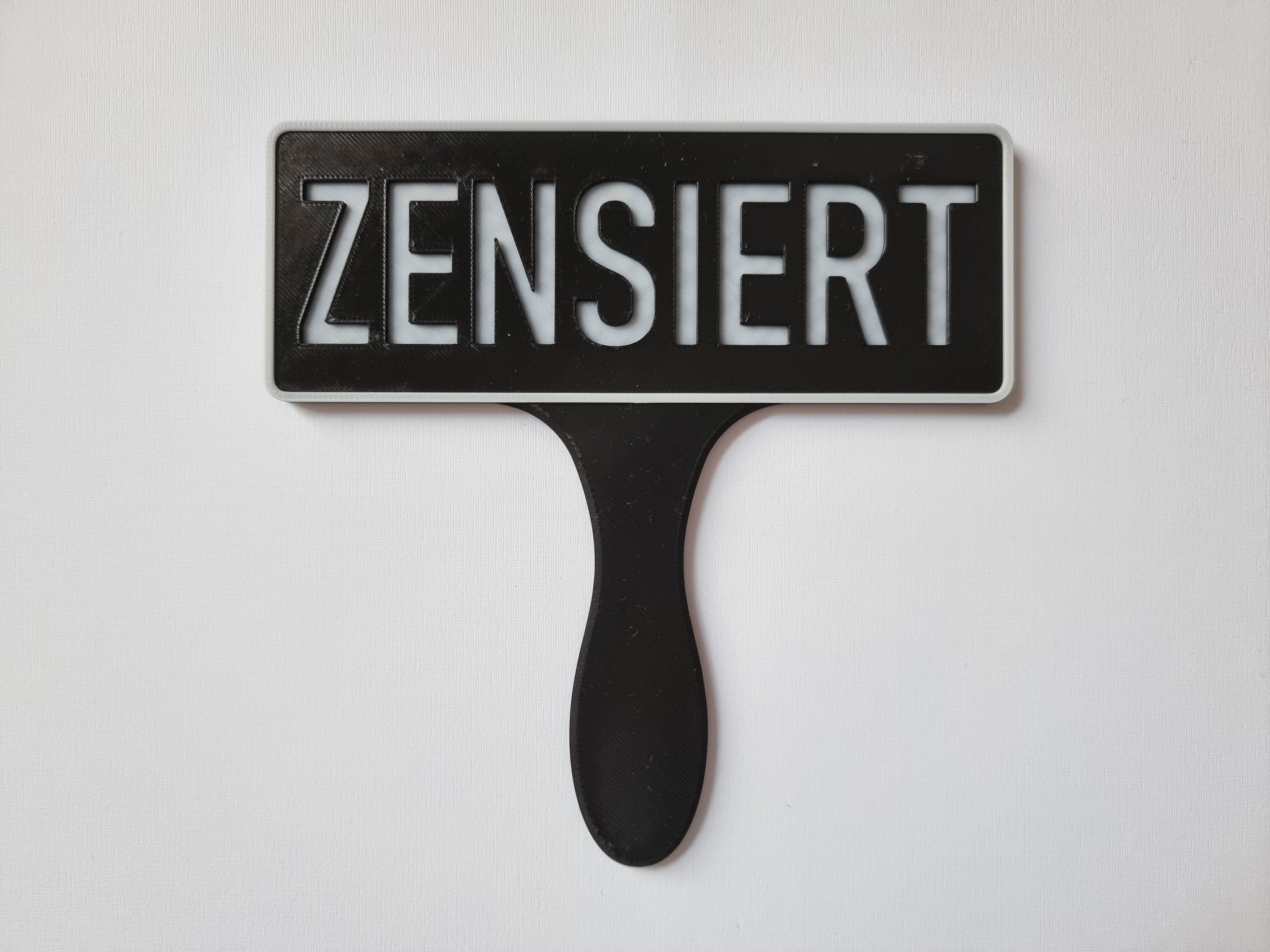 Tiêu đề Photo Booth Props - Zensiert Tóm tắt Đạo cụbảng hiệu