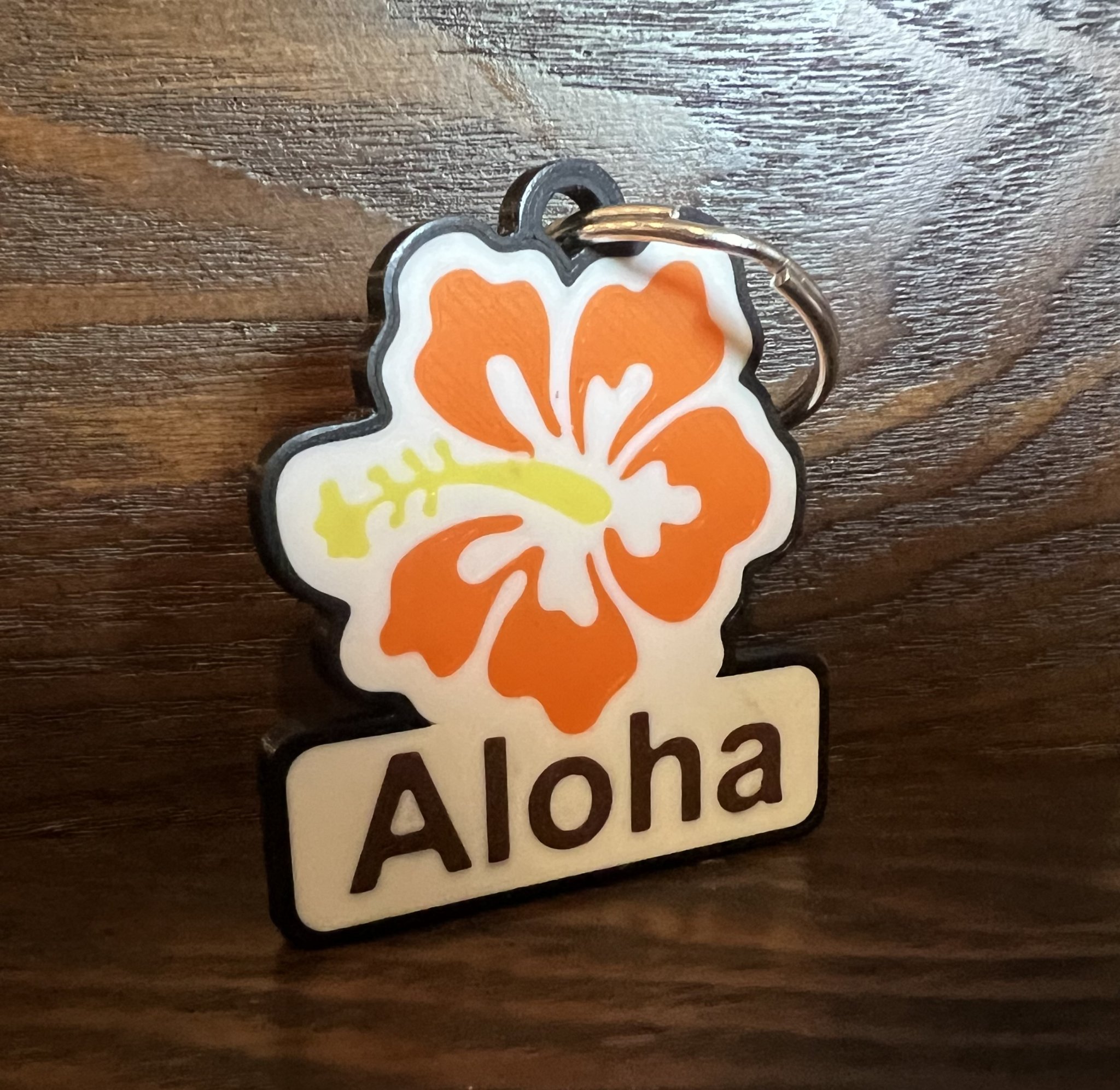 Tiêu đề Aloha với Móc khóa dâm bụt nhiều màu Tóm tắt Cần m