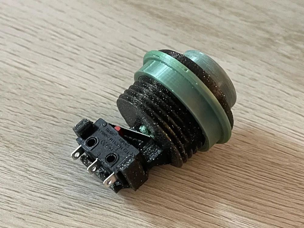 Nút Arcade Lõm Vặn Vào Tùy Chỉnh - Chắc Chắn Không Xoay Hay Tuột Ra