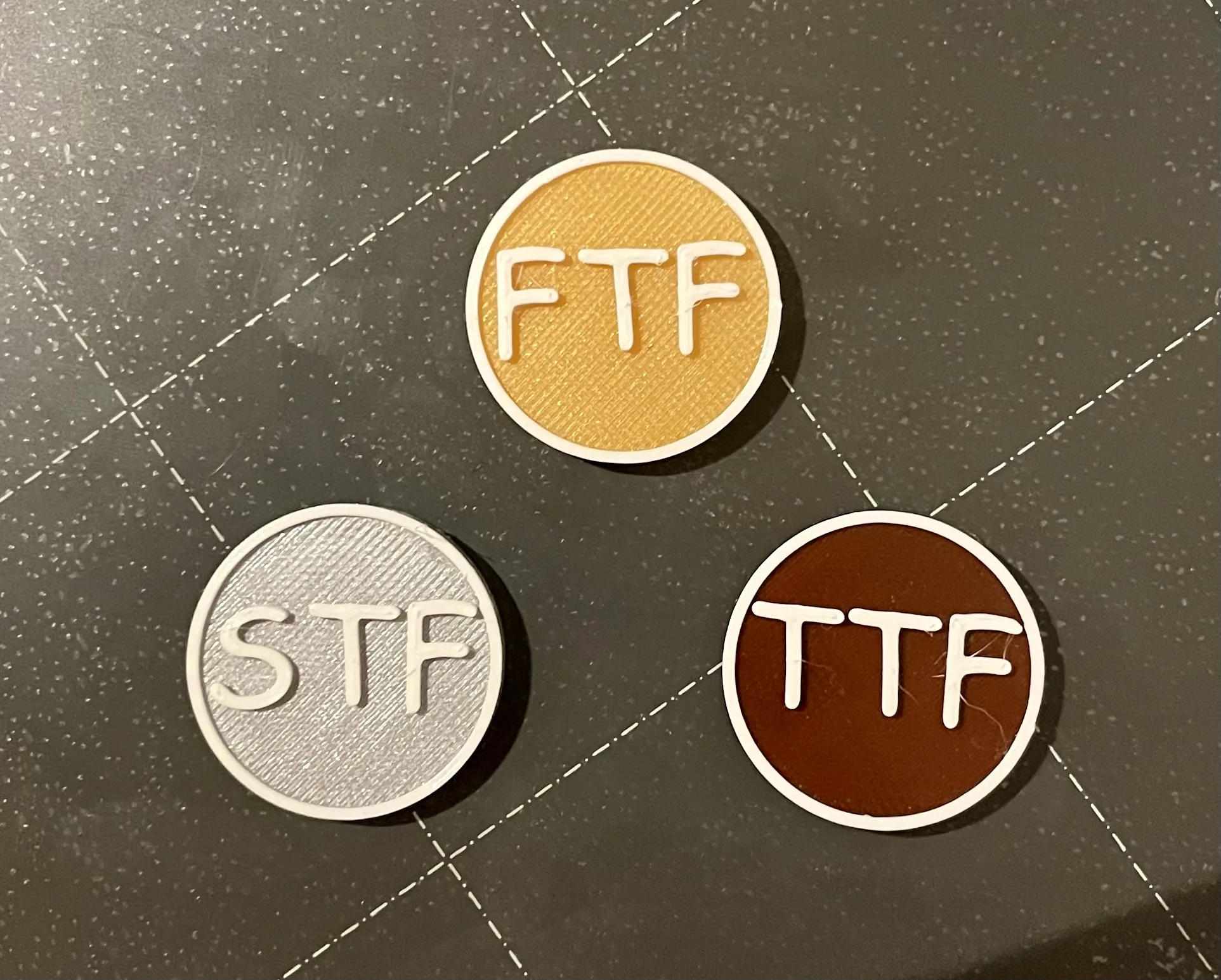 Geocache coin - FTF - STF - TTF