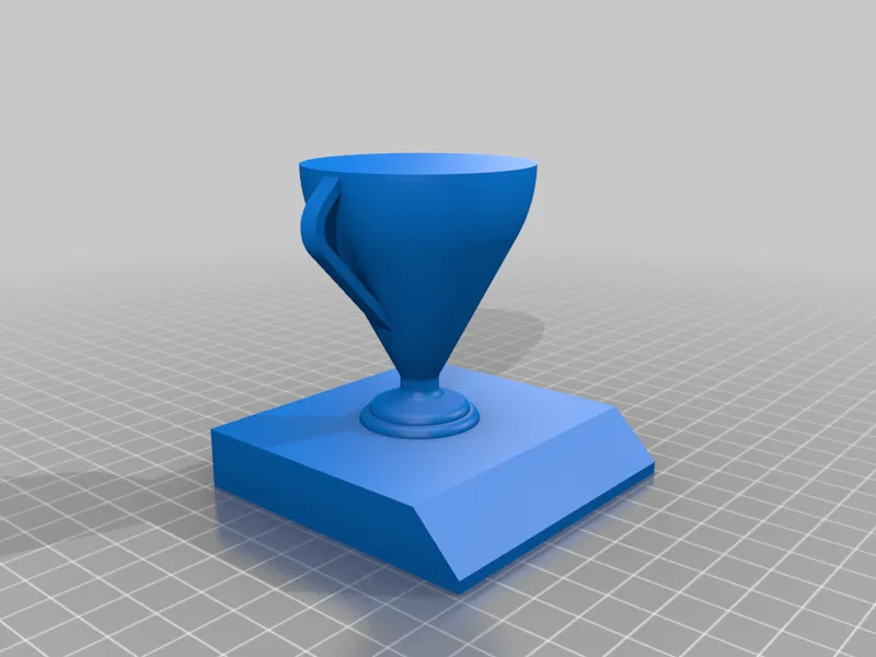 Tiêu đề Soccer Trophy OpenSCAD Cải tiến Tóm tắt Cúp bóng đá