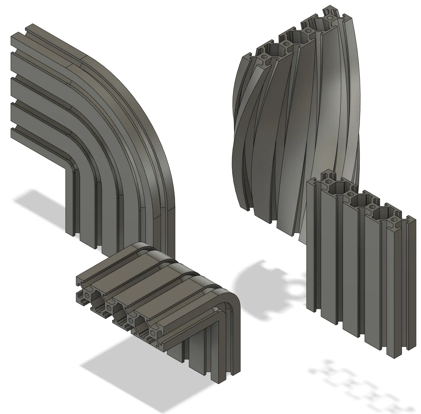 Nhôm Định Hình 2080 Kèm Sketch