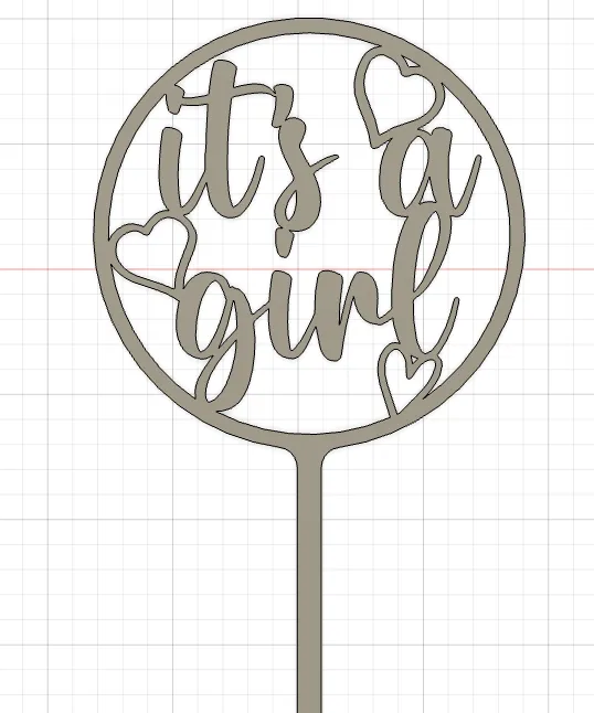 Tiêu đề Đó là một cô gái bánh topper Tóm tắt Một loại bán