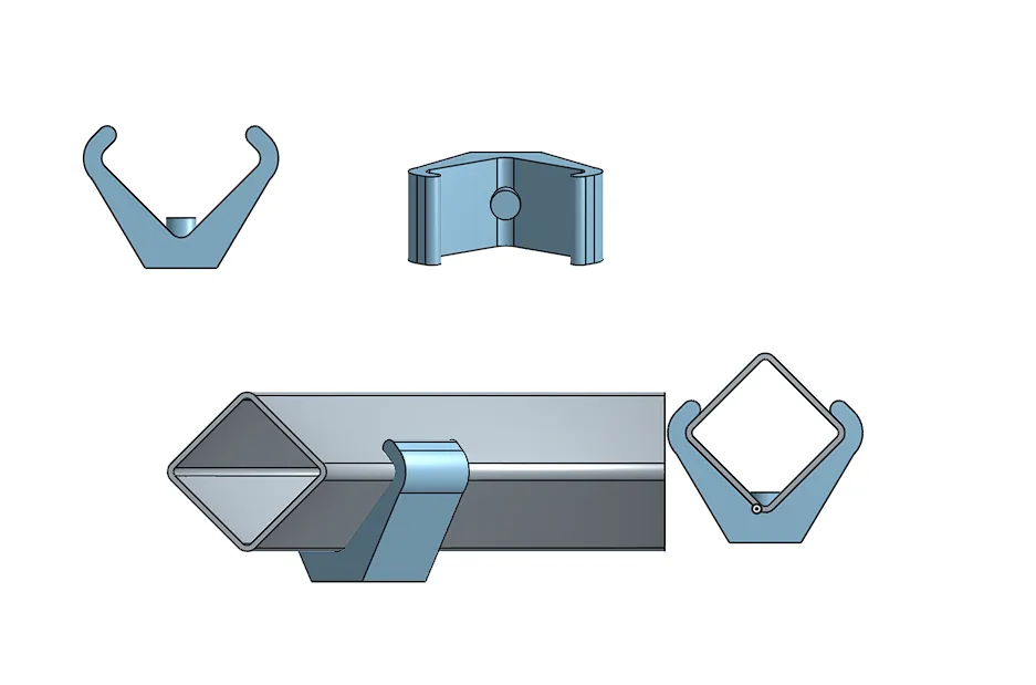 Tiêu đề Ghế lượn Tổng hợp Dành cho chân ghế ống vuông Da