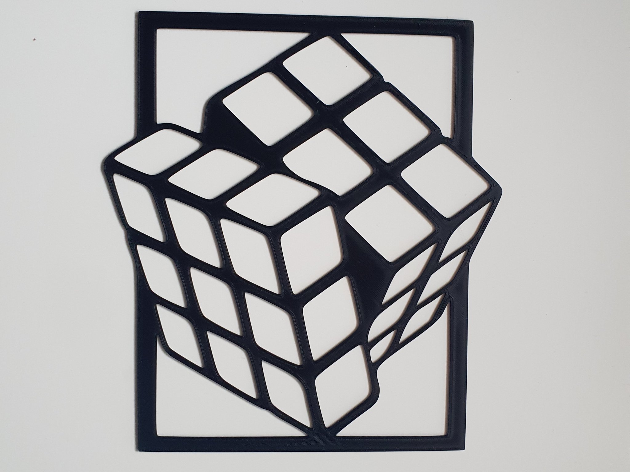 Trang Trí Tường Hình Khối Rubik