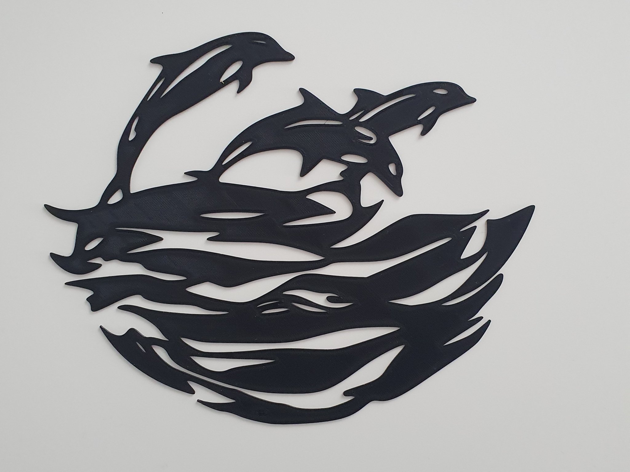 Trang Trí Tường Hình Cá Heo