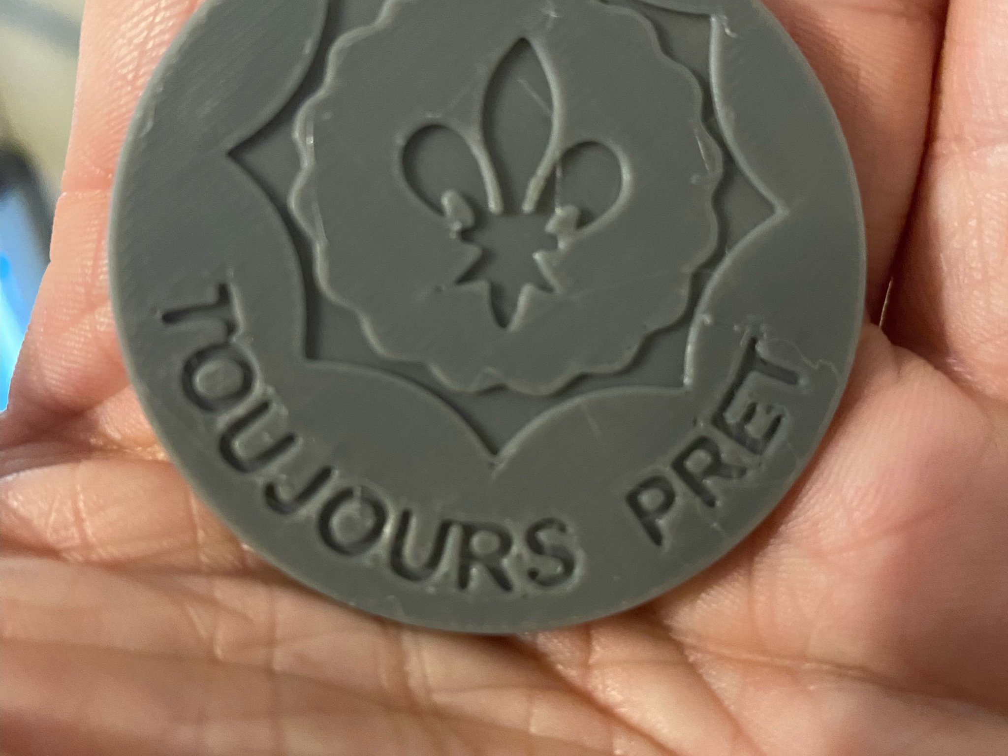 Phù Hiệu Toujours Pret - Trung Đoàn 2 Kỵ Binh