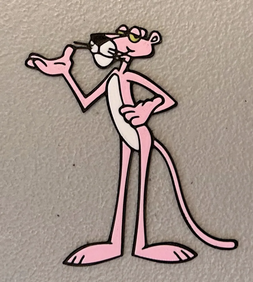 Nam Châm Pink Panther Đa Sắc Màu