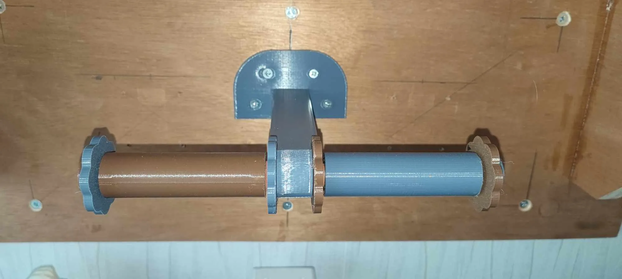 Double Filament holder, wall mount