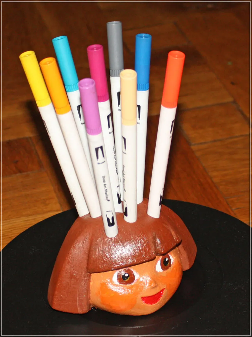 Tiêu đề Dora The Explorer Pen Holder Tóm tắt Hộp đựng bút hoặc