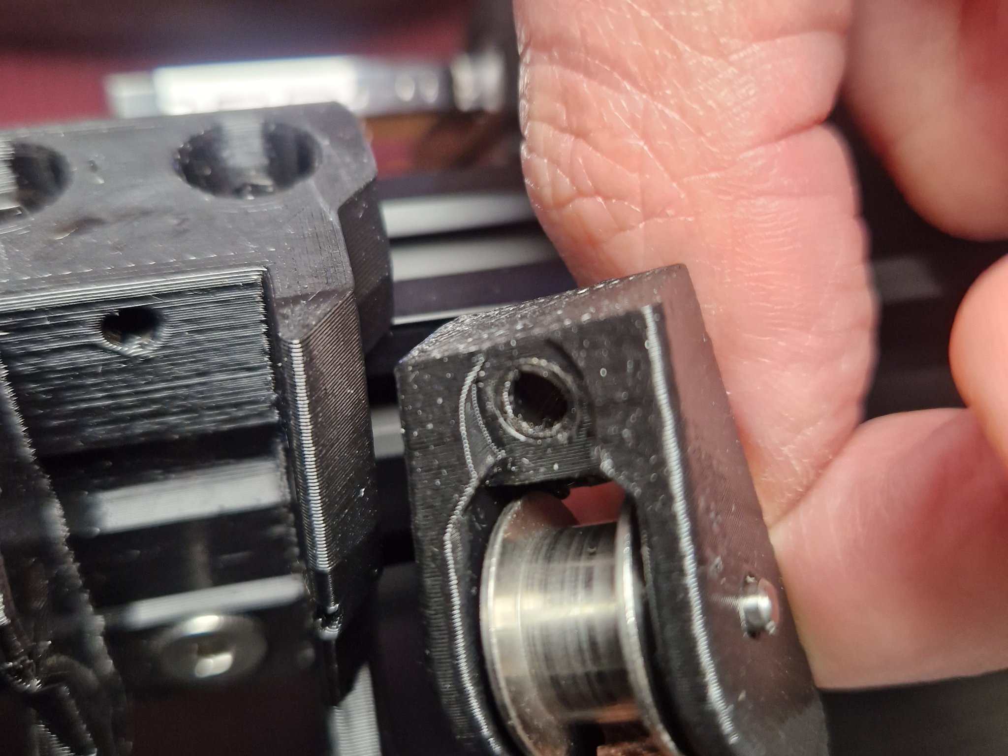 Tiêu đề Y Idler mount Prusa Bear với bộ MK4 Tóm tắt Điều chỉn