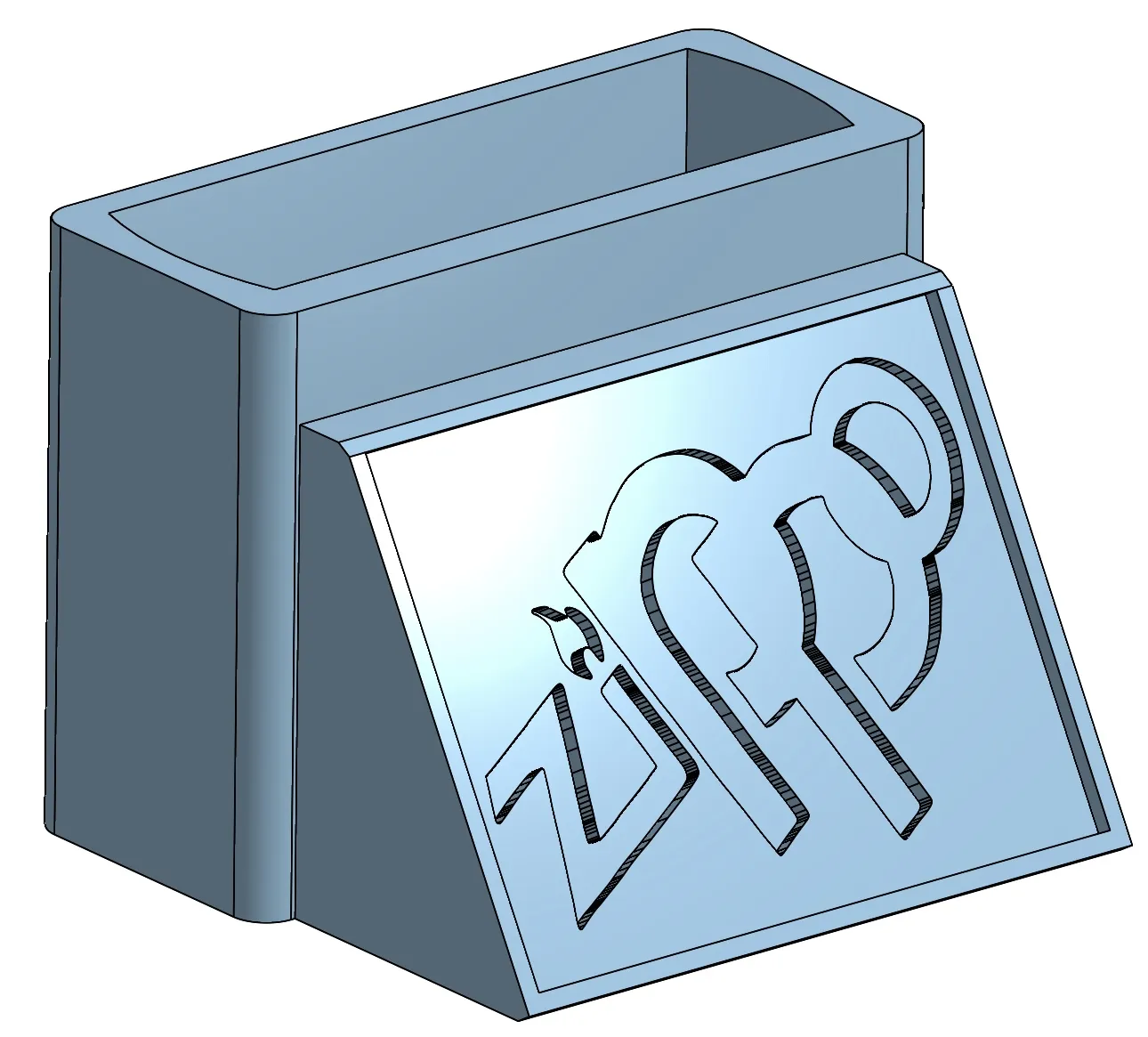 Tiêu đề Giá đỡ Zippo Tổng hợp Giá đỡ Zippo Simpel có Logo D