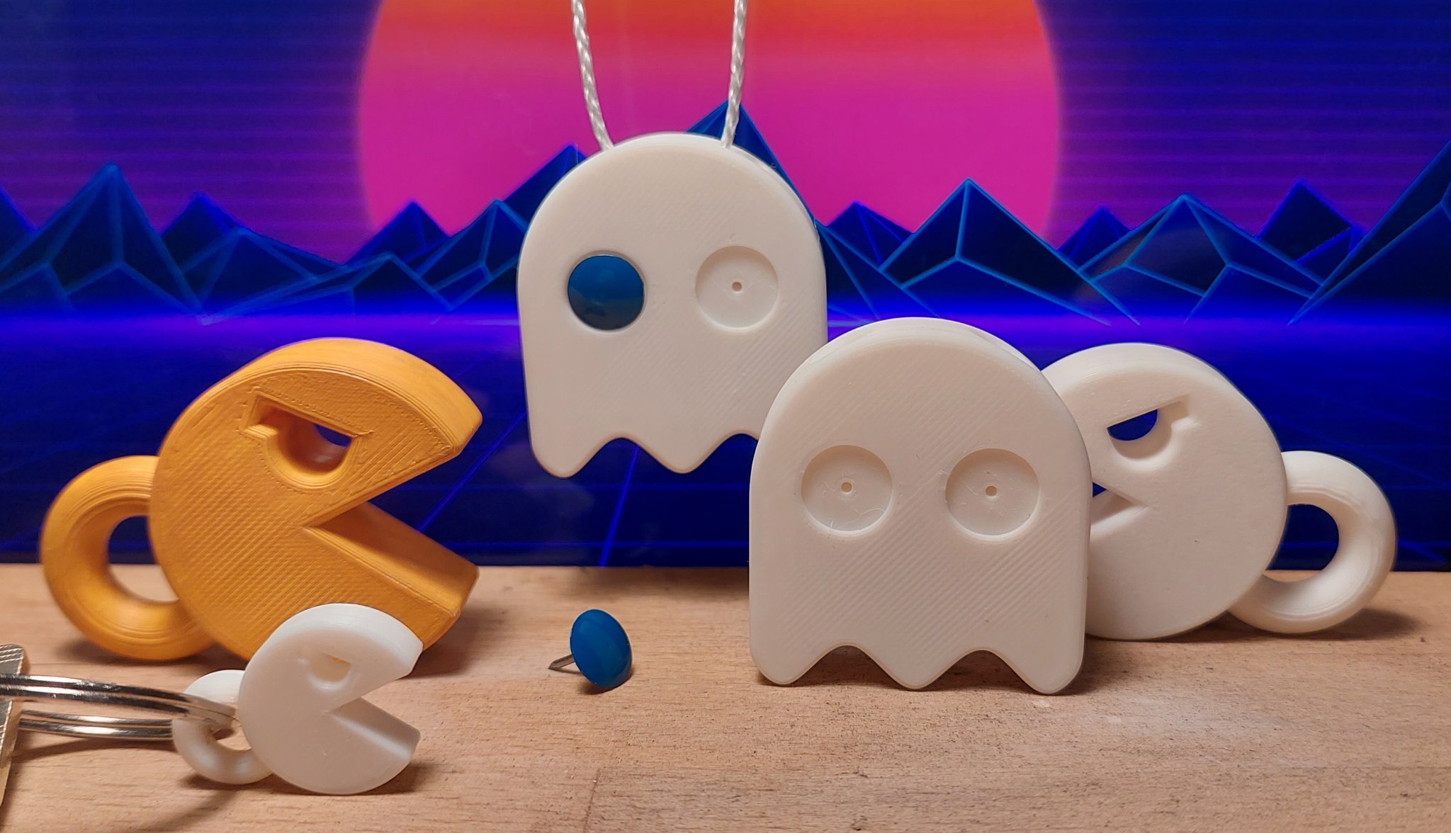 Pac-Man Giận Dữ Và Kẻ Thù Với Mắt Ghim