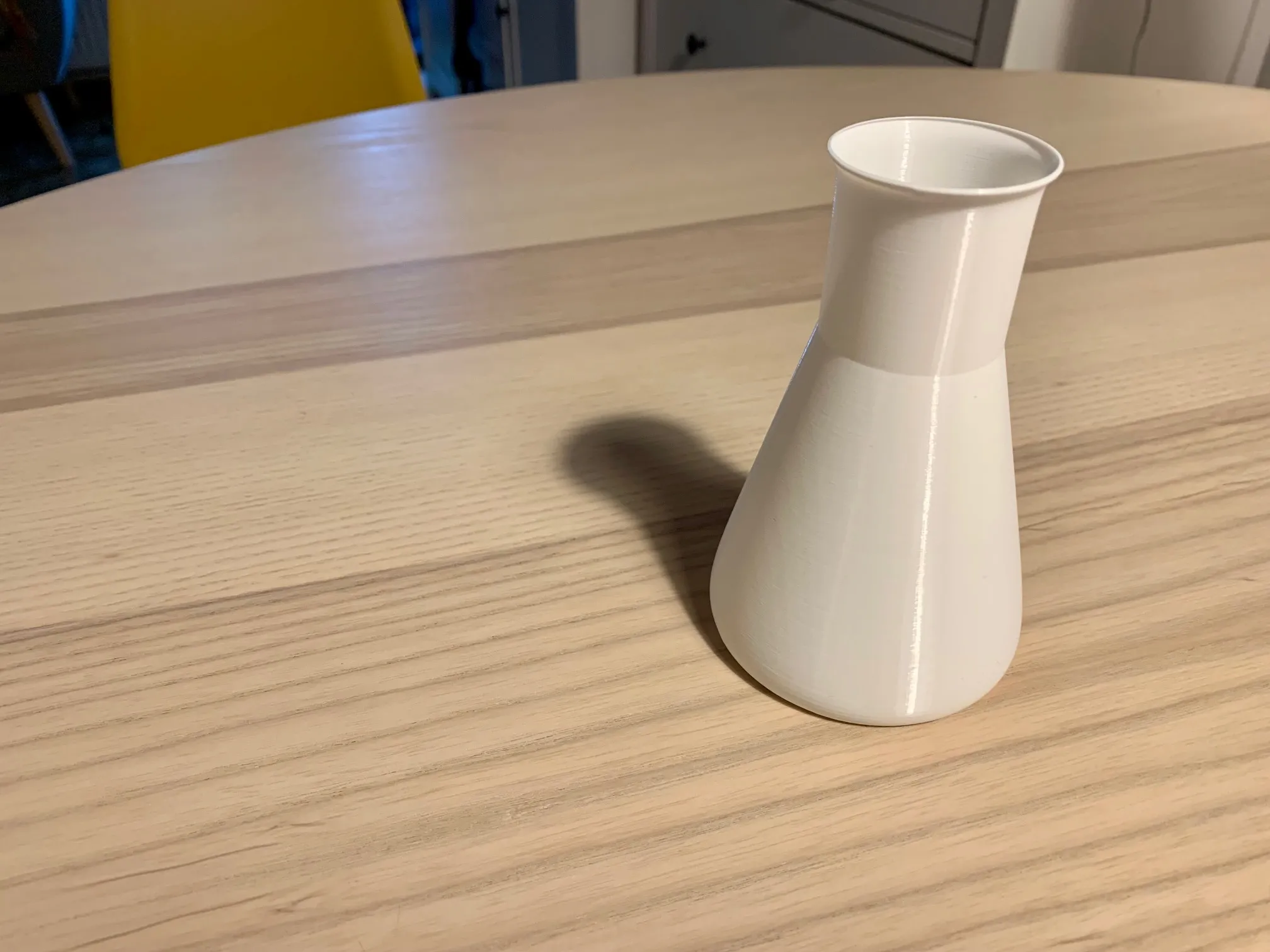 Erlenmeyer Flask Wide Neck Design For Spiral Vase