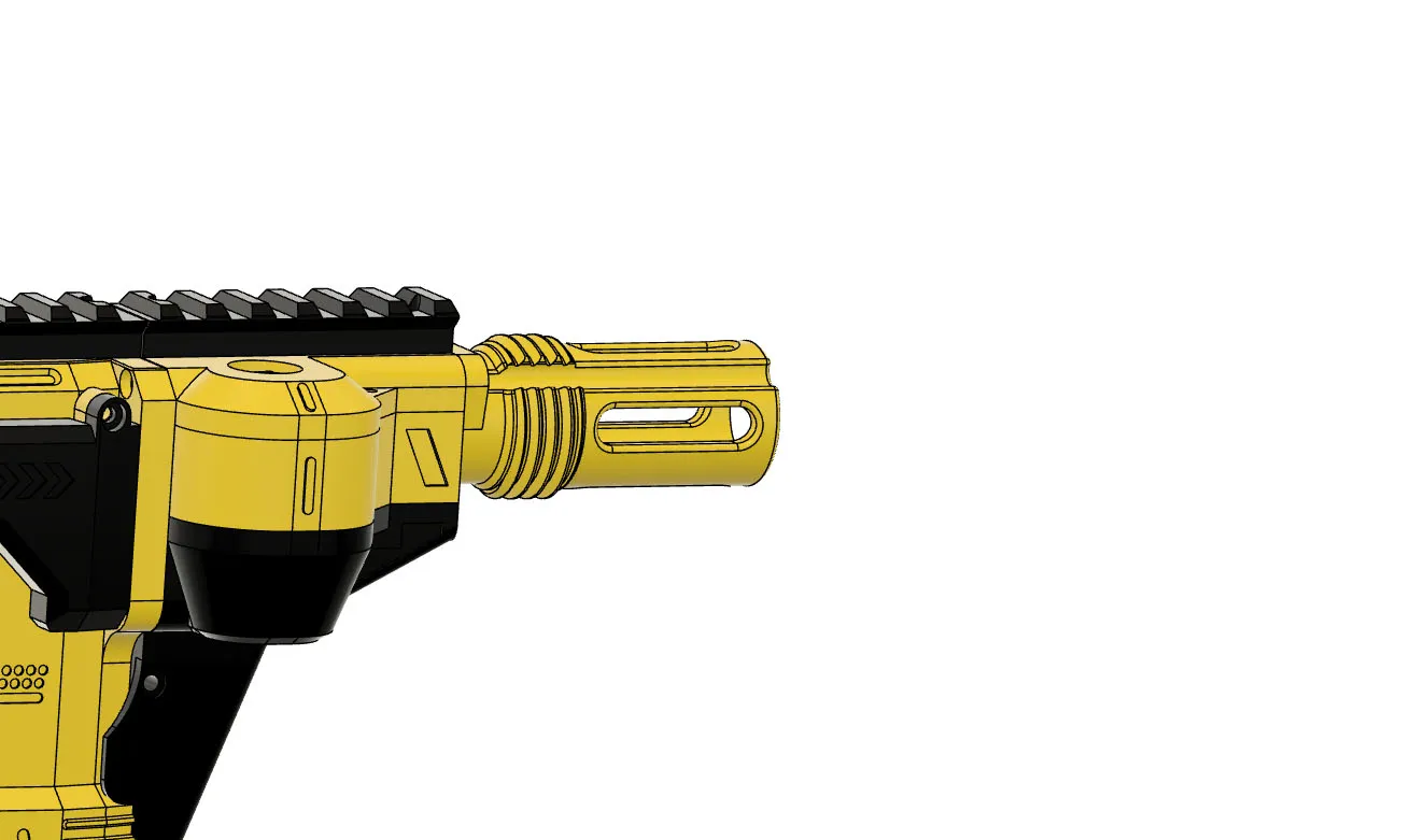 Tiêu đề Faux Suppressor for Gryphon Nerf Blaster - Có Thể Tháo Rời T