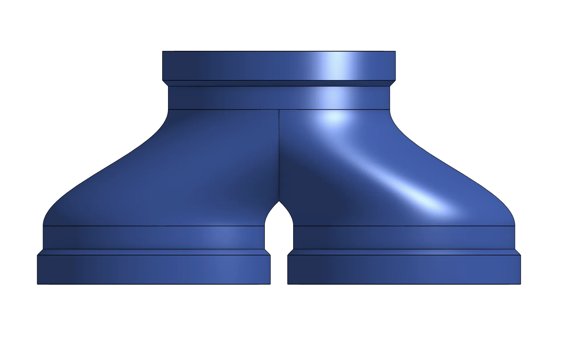 4in (4 inch) duct splitter