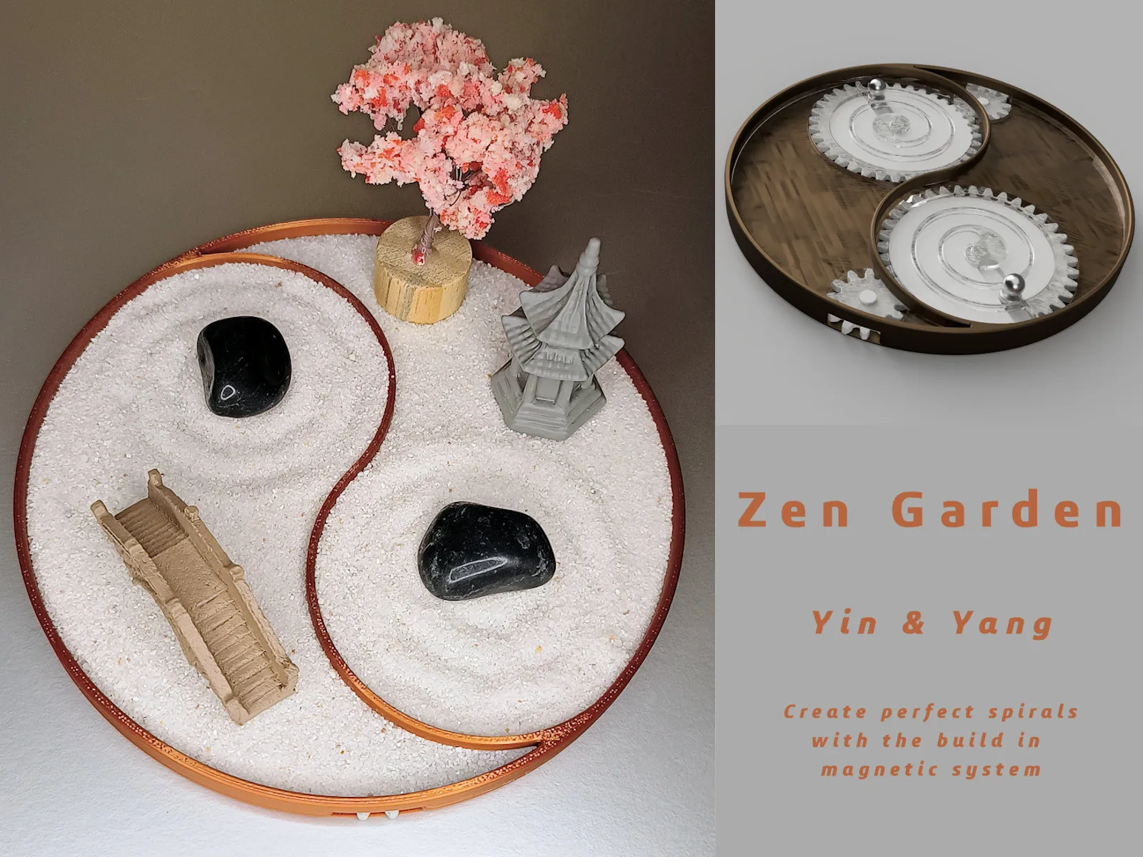 Tiêu đề Vườn Thiền Âm Dương xoắn ốc Tóm tắt Tạo các h