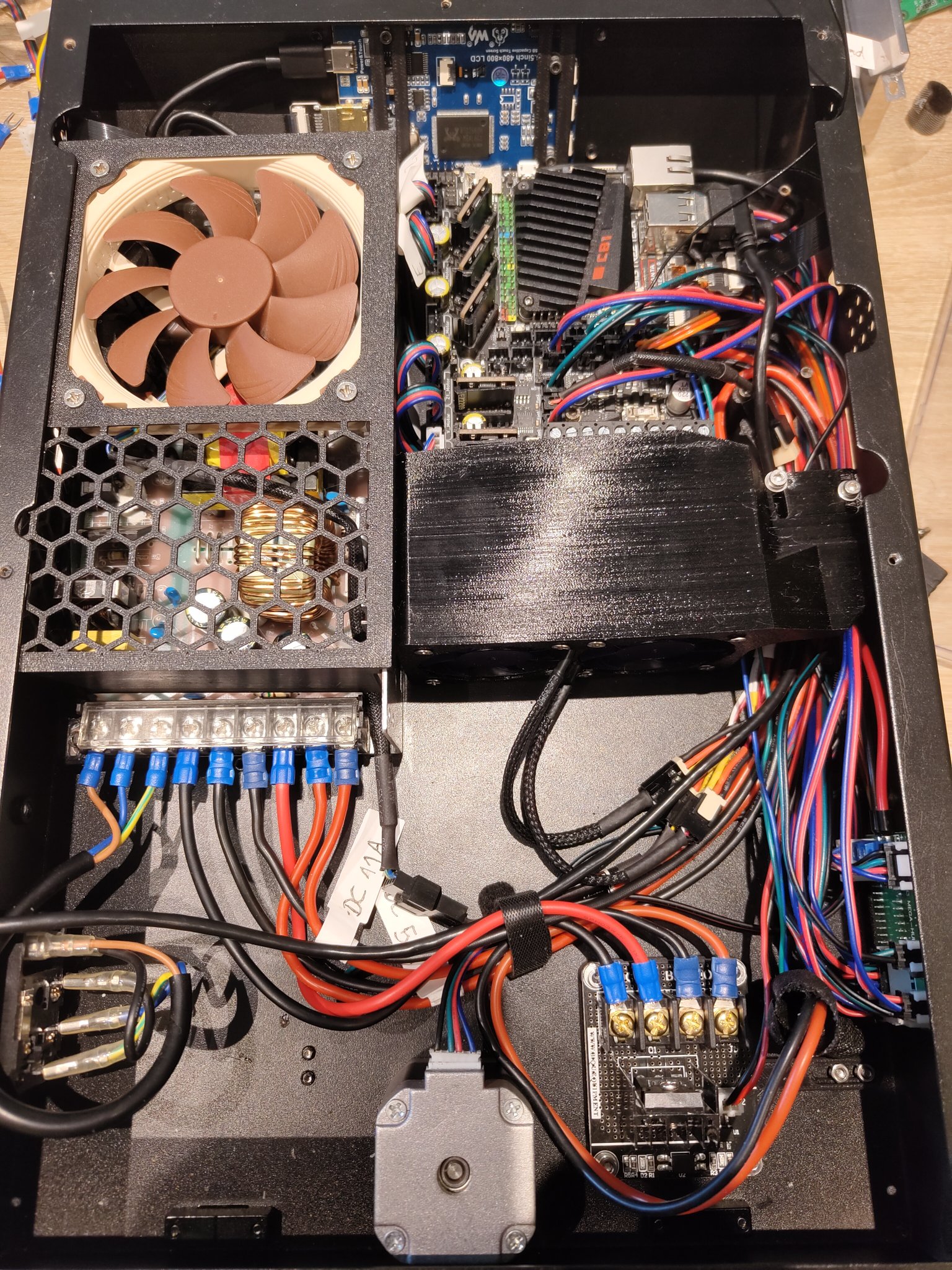 Giá đỡ BTT Manta E3EZ + Quạt + Mosfet cho Anycubic i3 Mega