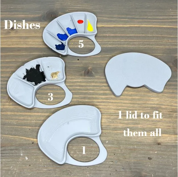 Tiêu đề Petite Paint Palette Deep Dish 135 Snap on Lid Tóm tắt