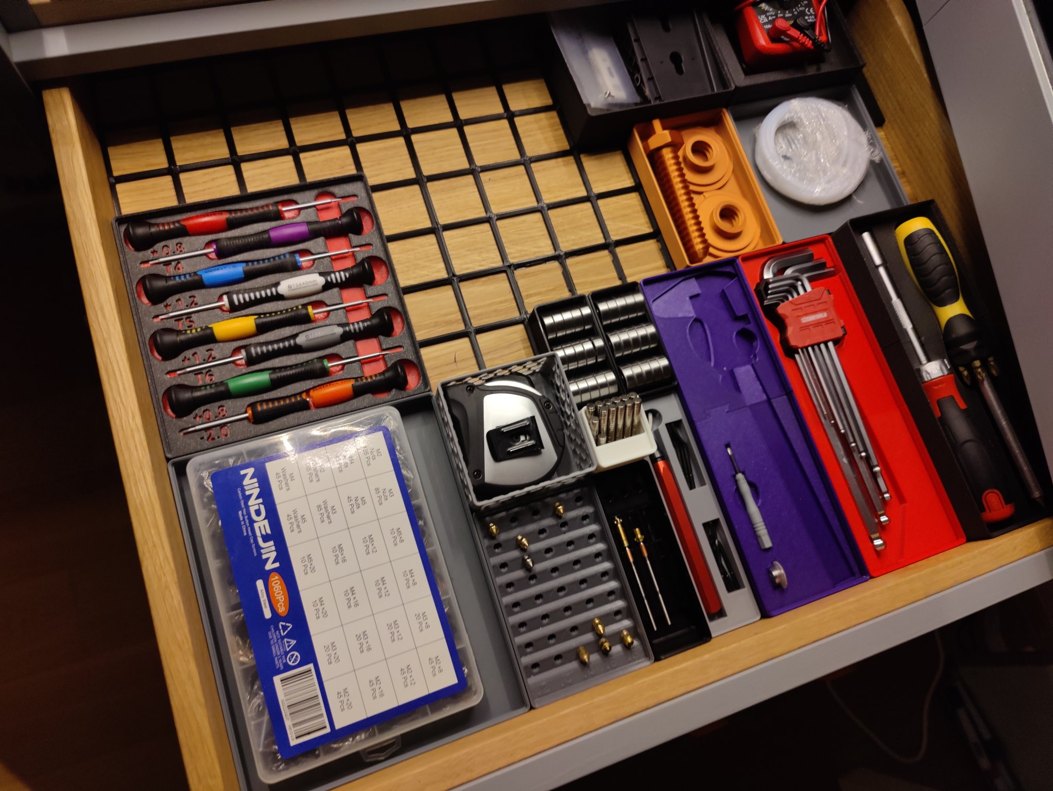 Gridfinity - double screwdriver holder