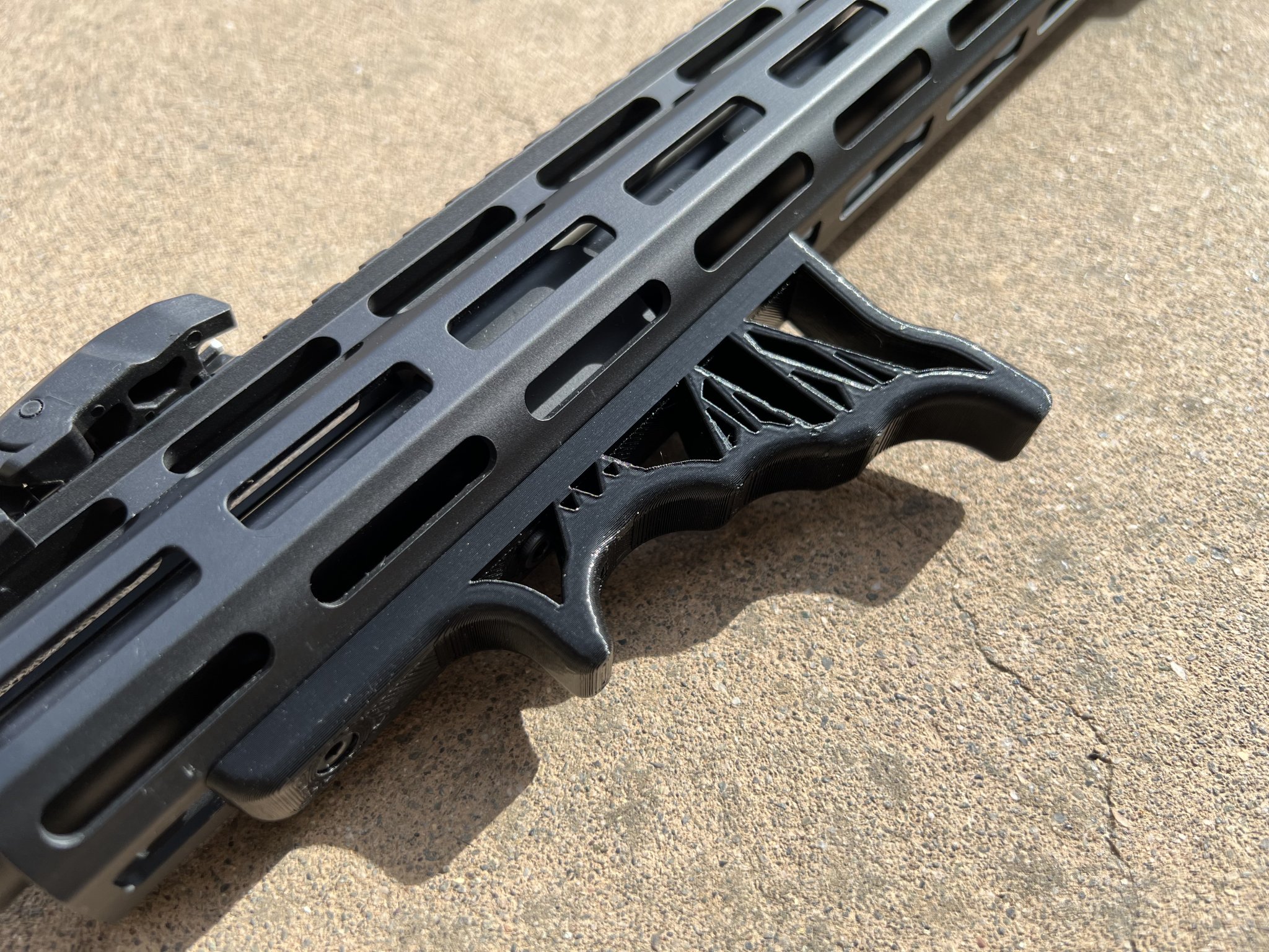 AR15 M-LOK Airsoft Forgrip for Rifle with Gas Block Issues