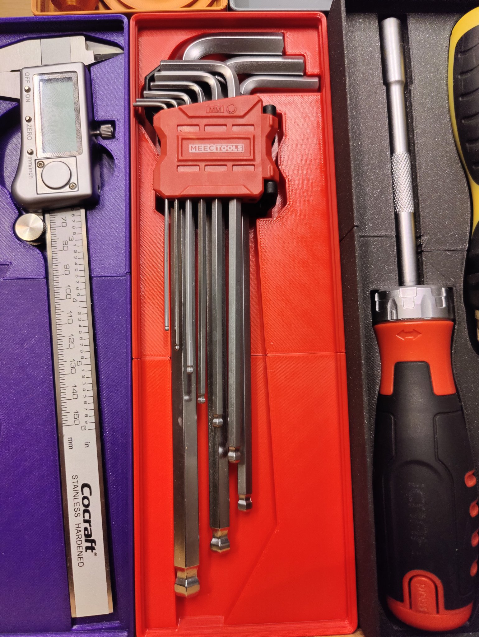 Tiêu đề Gridfinity - lưu trữ khóa allenhex Tóm tắt Thùng Gridfin