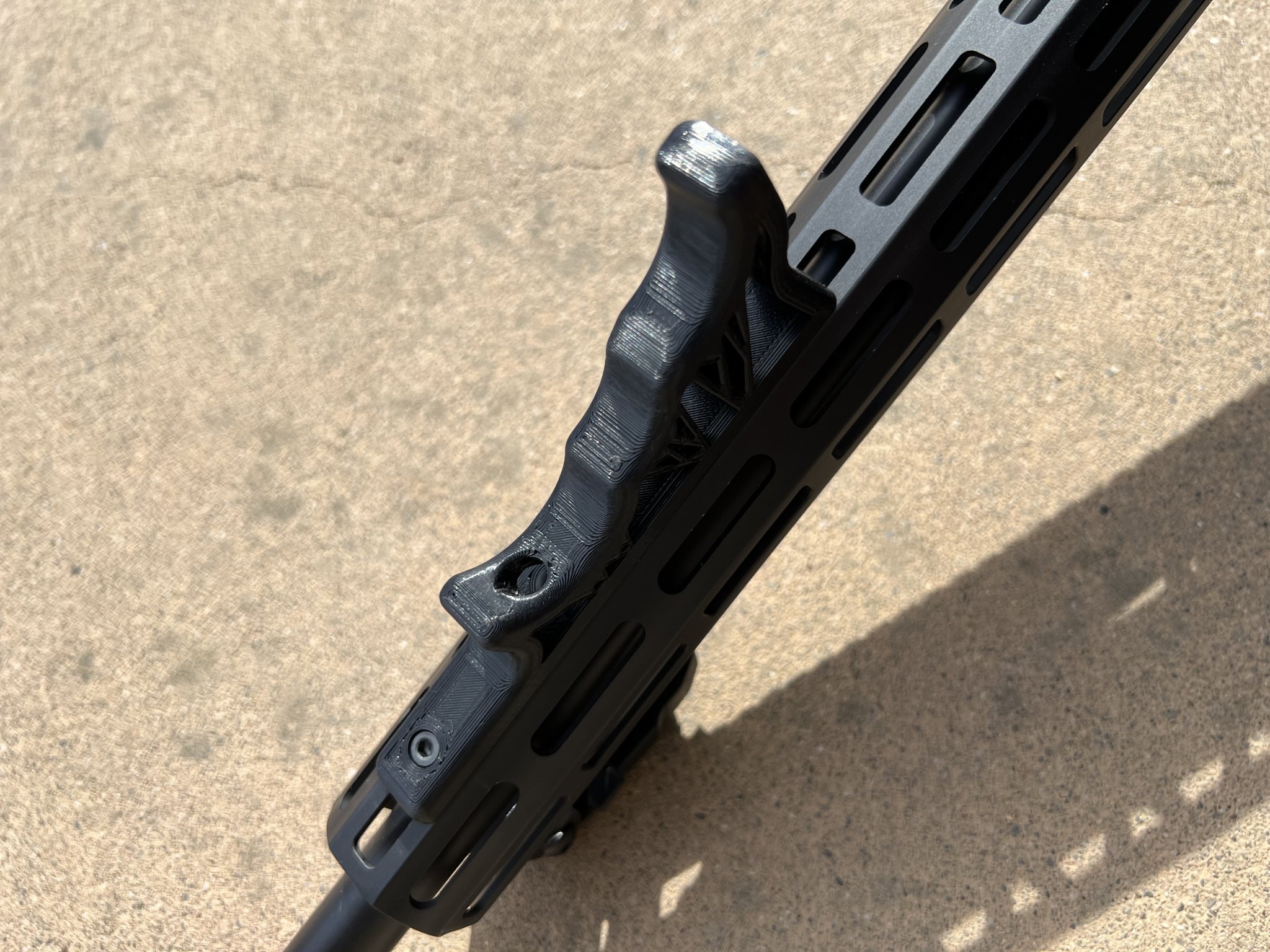AR15 M-LOK Airsoft Forgrip for Rifle with Gas Block Issues