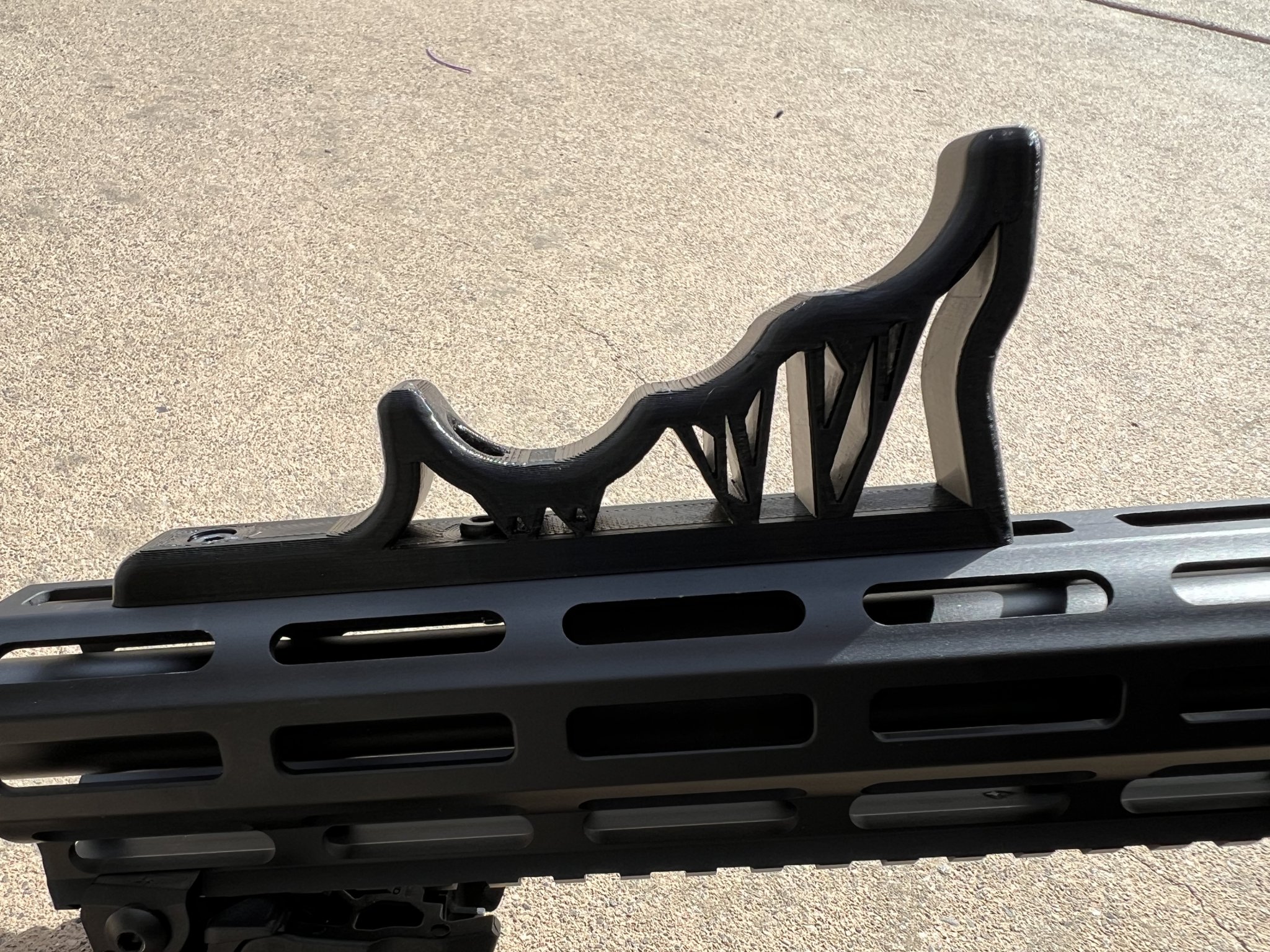 AR15 M-LOK Airsoft Forgrip for Rifle with Gas Block Issues