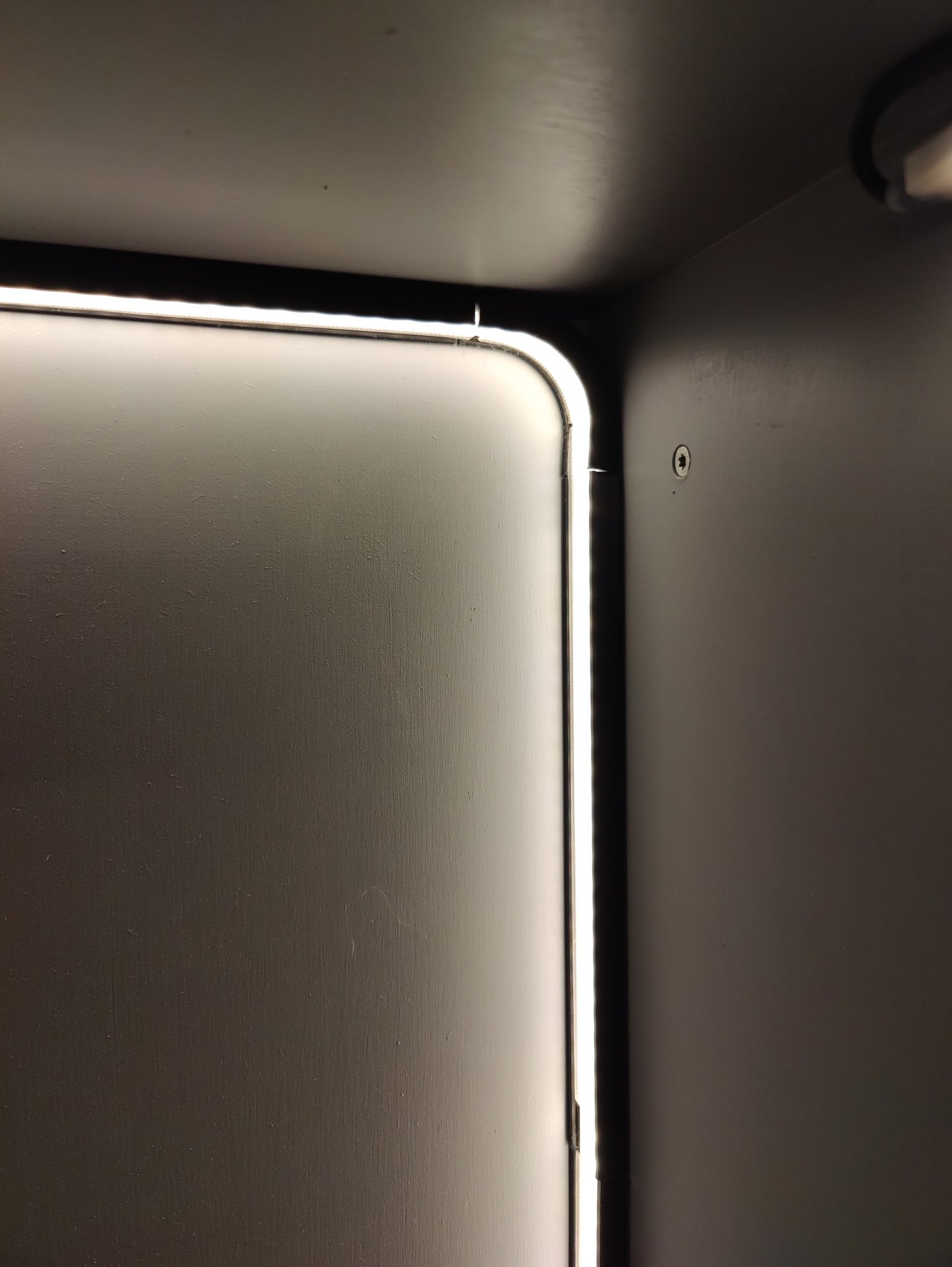 LED strip mount and diffuser