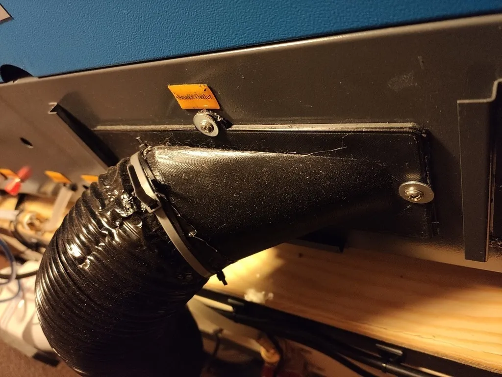 Bộ chuyển đổi ống xả cho máy laser K40 - loại thấp 80mm