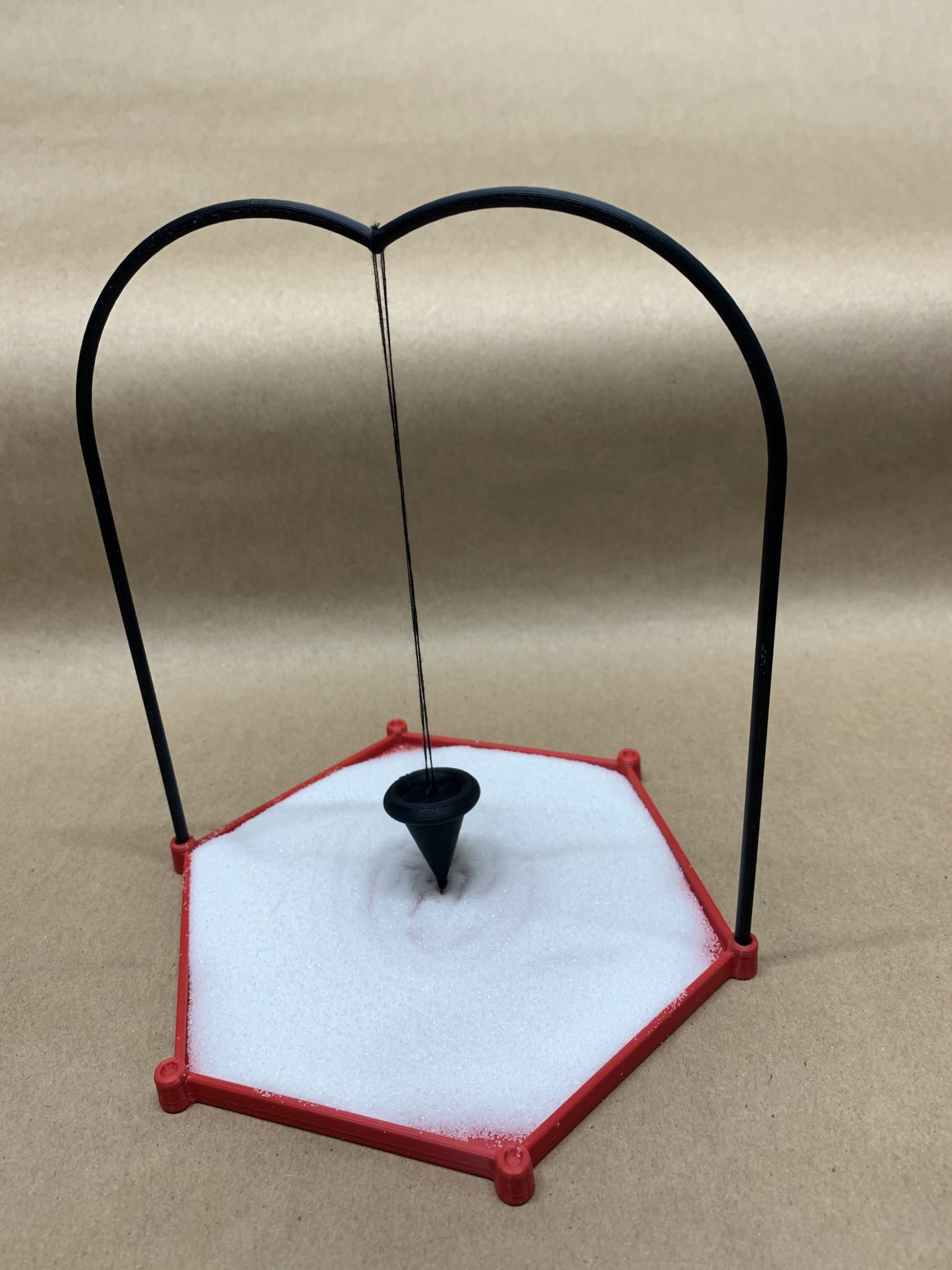 Zen sand garden - pit and pendulum