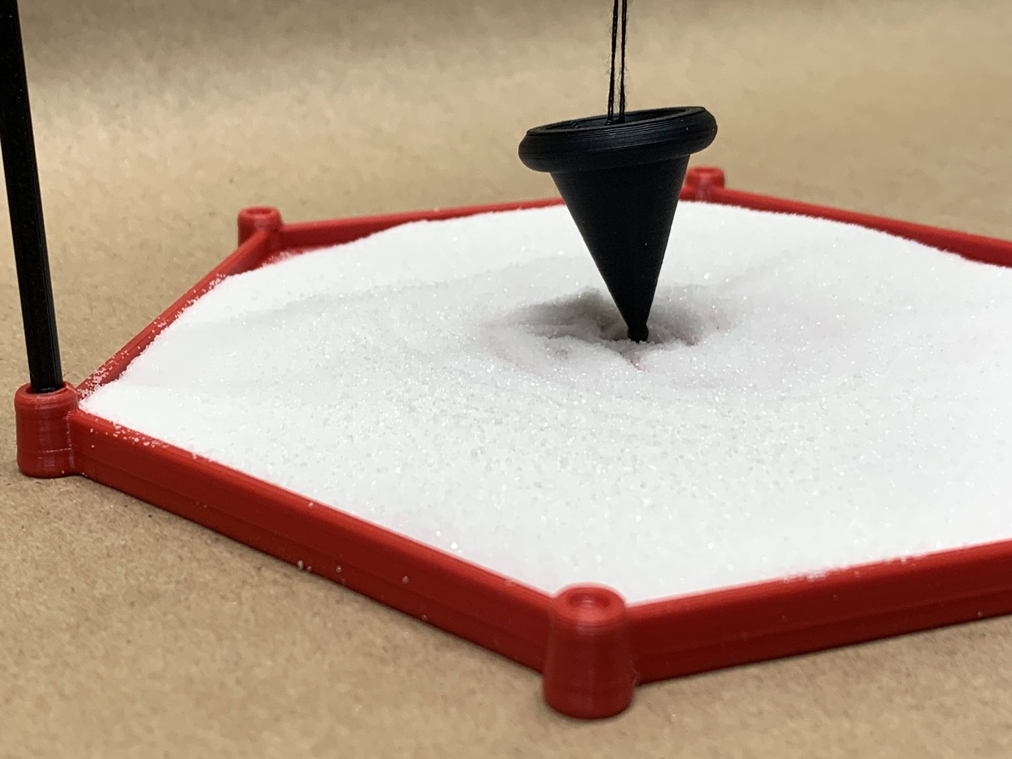 Zen sand garden - pit and pendulum