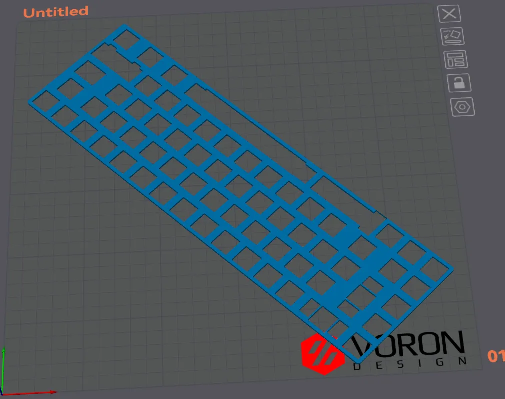 Plate Bàn Phím Bakeneko65 ISO Layout