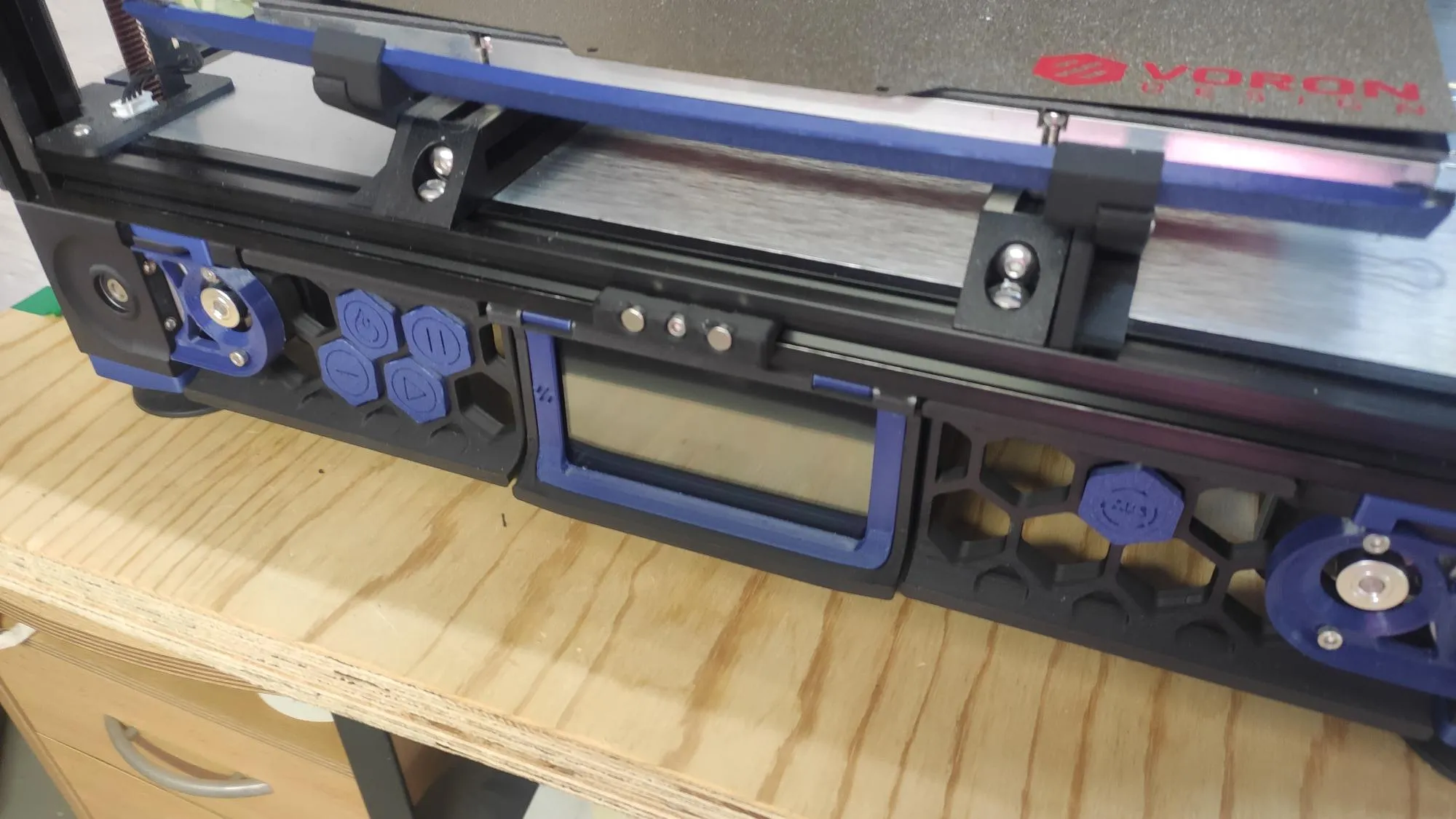 Voron 2.4 - Touch screen/Waveshare mount 4.3" - with hinge