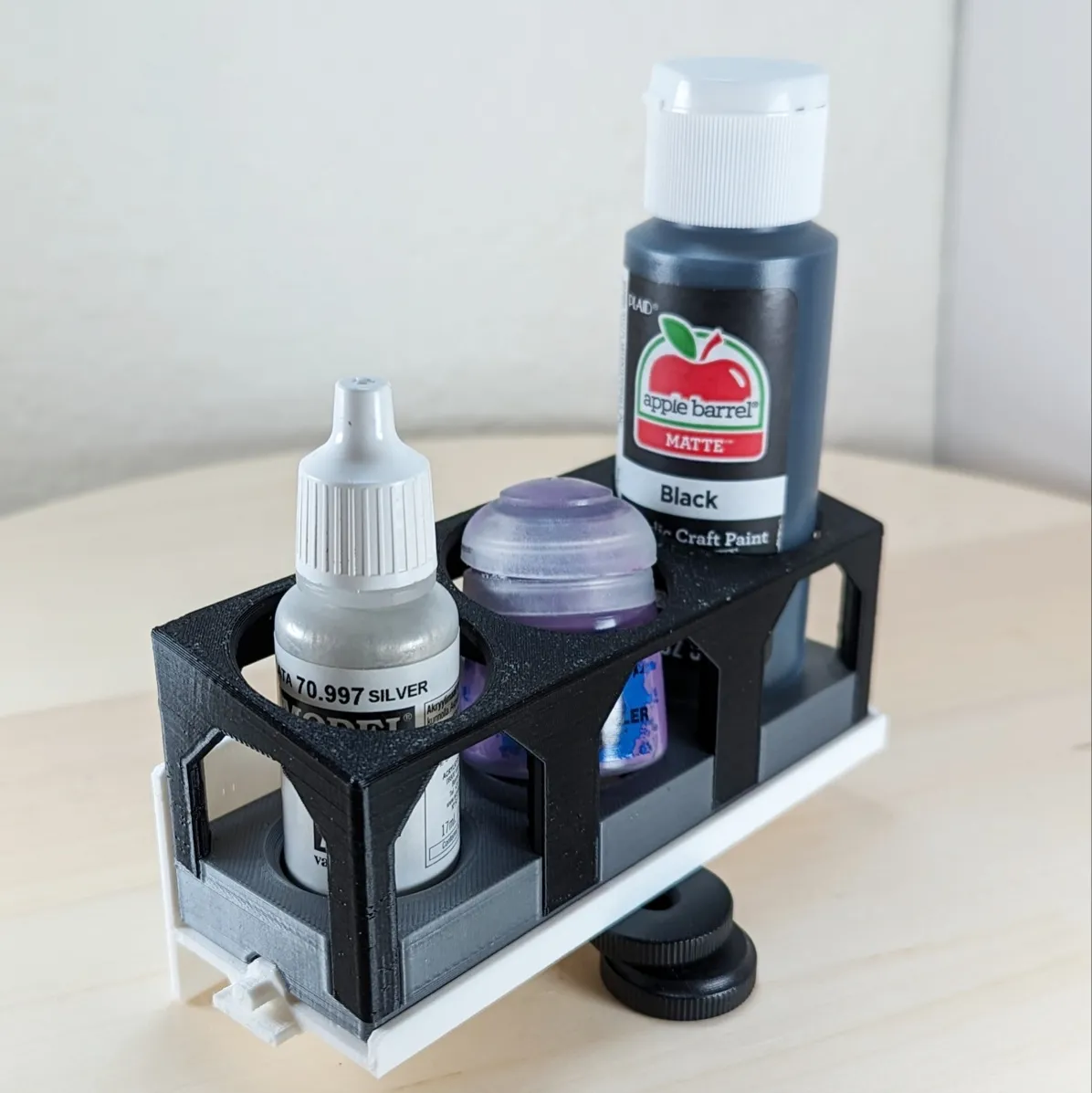 Tiêu đề Khay Đựng Sơn 3 Chậu - Có Giá Treo Tường Có Thể Mở