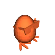 Tiêu đề Trứng mát Tóm tắt Quả trứng ngầu với chân và kính