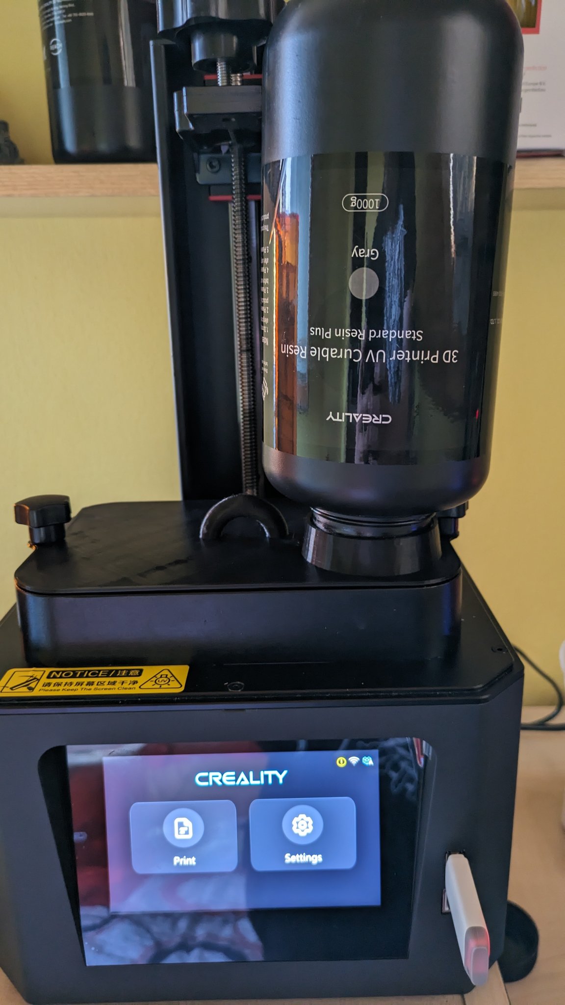 Tiêu đề Vỏ và đế lót thùng nhựa Creality Halot ONE Tóm tắt N