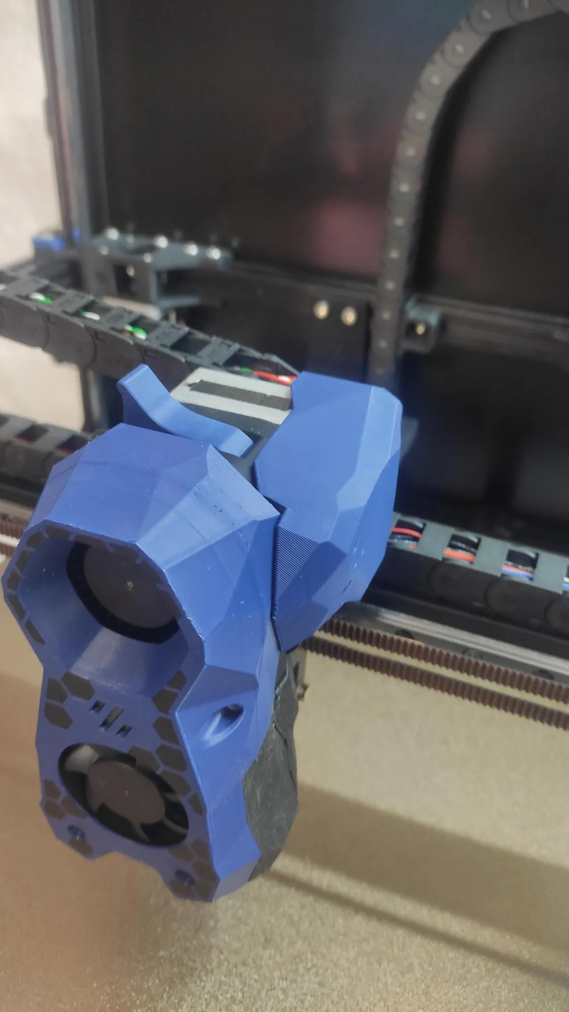 Voron 2.4 Stealthburner với CW1 - Nắp Che Dây Cáp