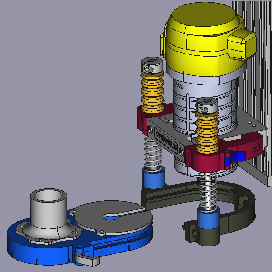 Spring Loaded Variable Height Cnc Dust Shoe for OpenBuilds Cnc.