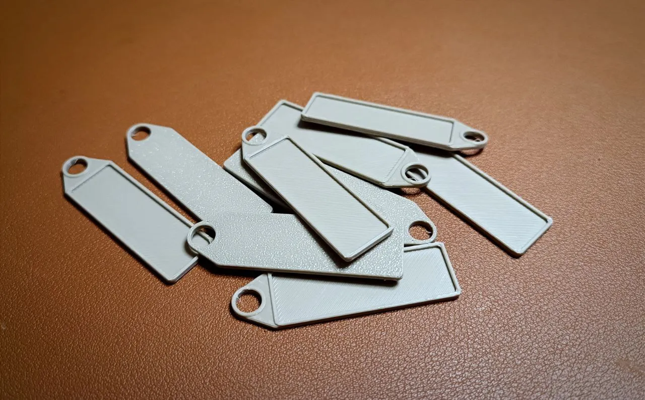 Fast Printing Key Tags for Printed Labels