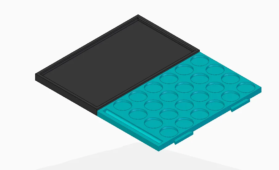 Paint tray and wet palette