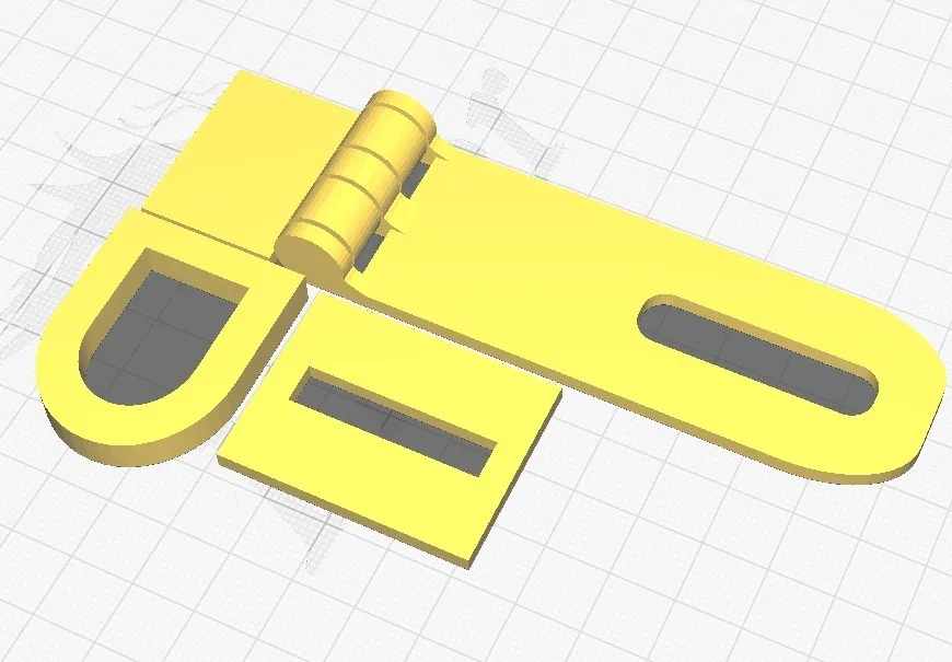 Bản lề khóa cửa - hai kích cỡ