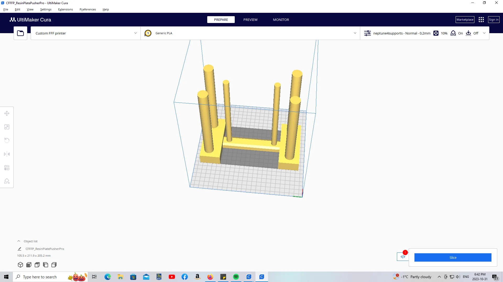 Tiêu đề Kích thước máy in nhựa cấp độ ép tấm Creality Halo